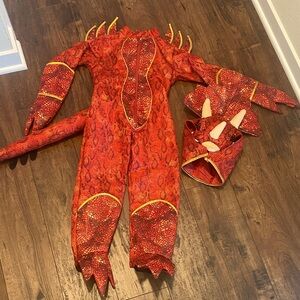 Triceratops Red Costume for Kids